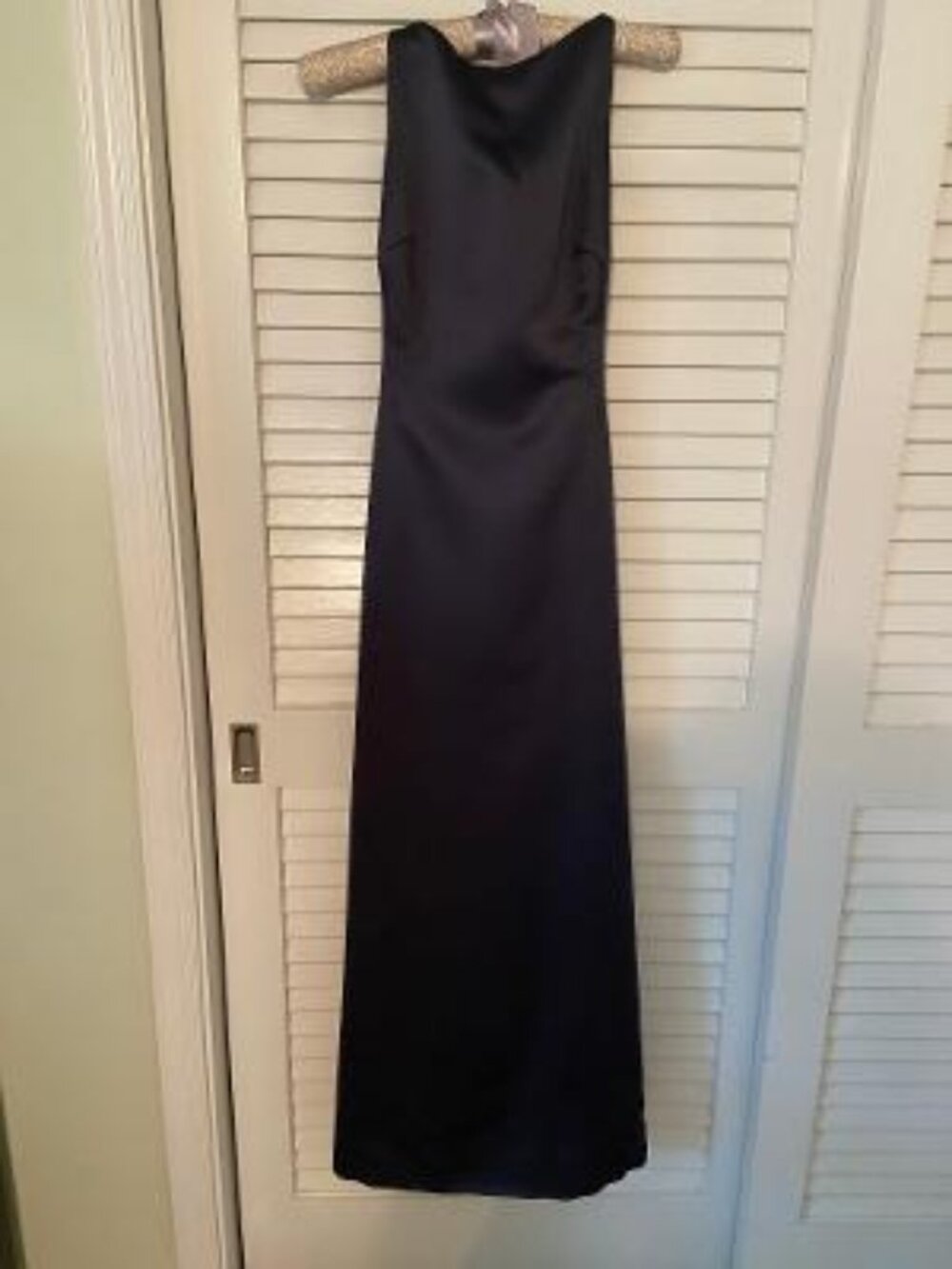 Vintage Vera Wang Slate Grey Column Gown